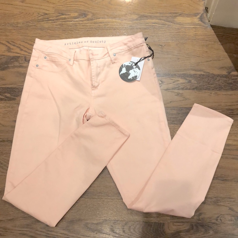 Pink jeans